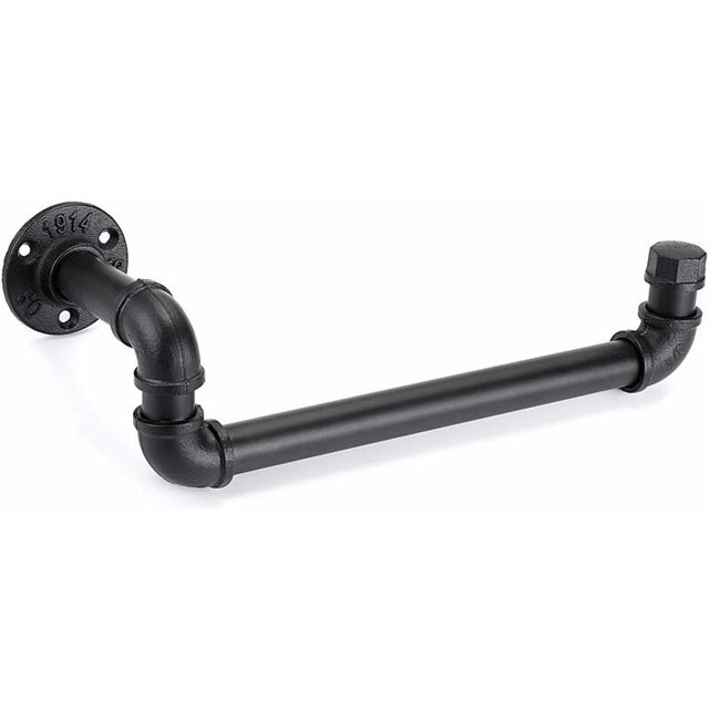 Toallero industrial de pared con forma de tubo para cocina y baño