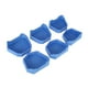 thumbnail image 1 of Juego de 6 bases para modelos dentales, kit de base para moldes de laboratorio dental, base de yeso para moldes dentales, tamaño grande, mediano y pequeño, color azul., 1 of 7