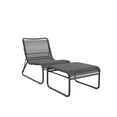 thumbnail image 3 of CosmoLiving by Cosmopolitan, Lita 2 Piece Patio Lounge and Ottoman Set, Charcoal, 3 of 10