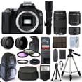 thumbnail image 4 of Canon EOS 250D / SL3 DSLR + 6 Lens 18-55mm, 75-300mm, 50mm, 500mm + 32GB PRO KIT - International Version, 4 of 10