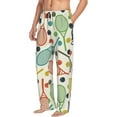 thumbnail image 2 of Bingfone Racket and Tennis Ball Mens All Over Print Sleep Pajama Pants-Small, 2 of 6