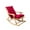 Red, variant on njshnmn Outdoor Chair Cushions 47×20 with Ties, Chaise Lounger Seat Cushions Swing Bench Cushion, Red
