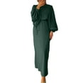 thumbnail image 1 of Robes Musulmanes pour Femmes Abaya Robe de Prière de Dubaï Polyester Spandex Confortable pour Diverses Occasions, 1 of 4