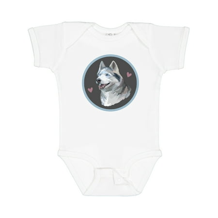 

Inktastic Siberian Husky Dog Gift Baby Boy or Baby Girl Bodysuit