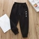 thumbnail image 2 of Odeerbi 2-12 Años Niñas Pantalones de Algodón Floral Bordado Entrenamiento Deportes Jogger Pantalones Casual Cintura Elástica Joggers Con Bolsillos, 2 of 5