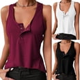 thumbnail image 2 of Women Tank Tops Quality Solid Color Summer Tank Tops Spaghetti Strap Tunic U Neck High Strechy Sleeveless Camisoles for Women Full Length Workout Basic Tank Top, 2 of 8