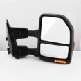 thumbnail image 2 of AKKON - LED Signal Towing Mirrors Fits 2008-2016 Ford F250/F350/F450/F550 SuperDuty Power Adjust Heated Red Smoked LH+RH Pair, 2 of 7