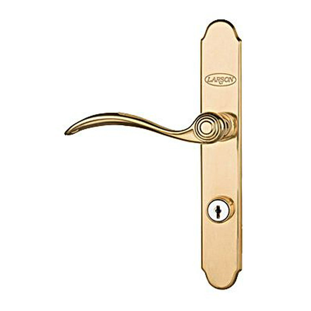 New Larson 20297807 Door Handle Set Brass Quickfit,1 Each