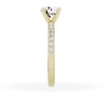 thumbnail image 6 of Unique Moments 1.50 Ct Diamond Solitaire With Accents Round Engagement Ring 14K Yellow Gold, 6 of 6