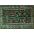 thumbnail image 1 of Ahgly Company Indoor Rectangle Persian Turquoise Blue Traditional Area Rugs, 8' x 10', 1 of 4