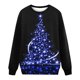thumbnail image 4 of Pntutb Camiseta de manga larga con cuello redondo y estampado navideño para mujer Pntutb Pntutb-2739, 4 of 4