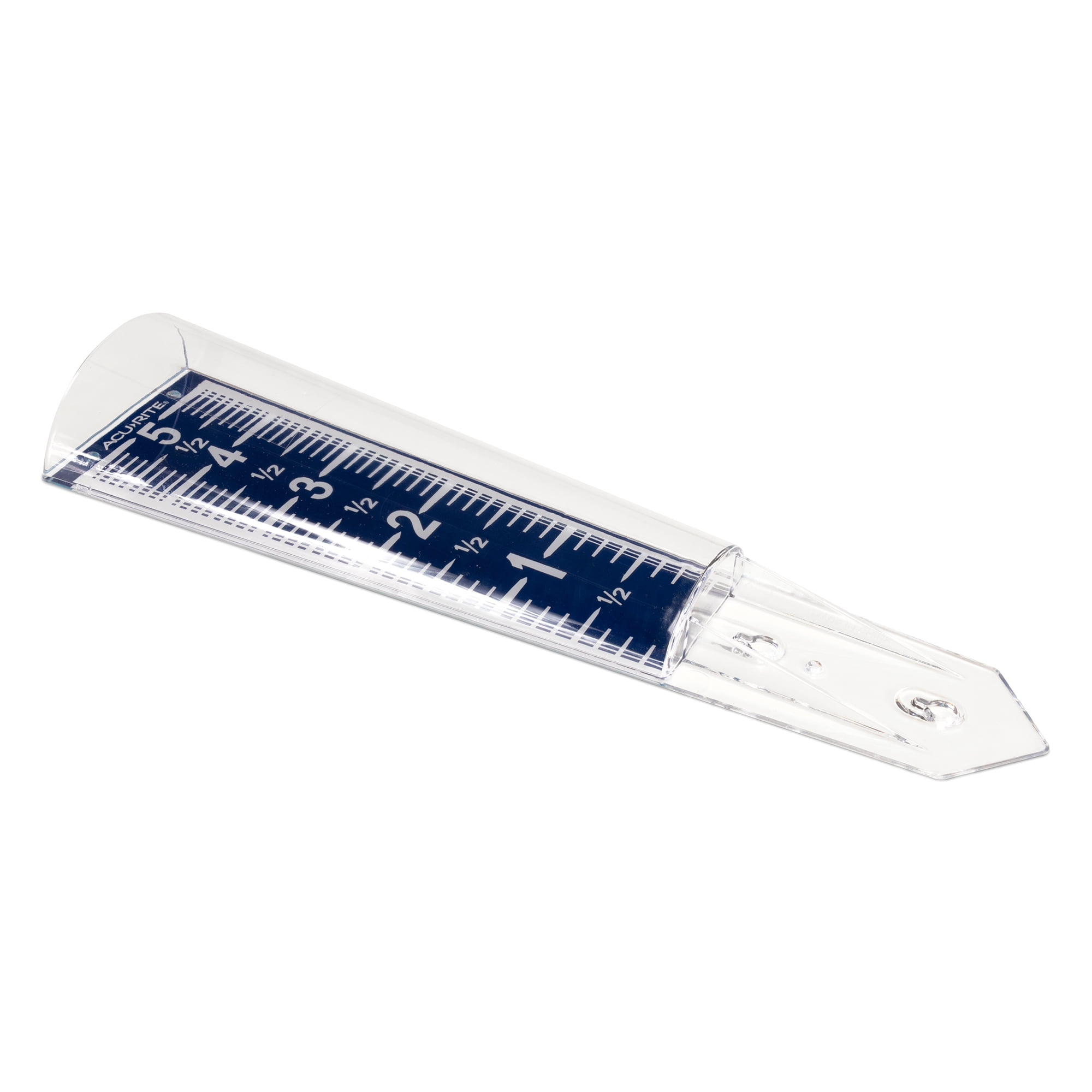 AcuRite 5-inch Blue Capacity Magnifying Rain Gauge (2" x 2.8" x 12.5")