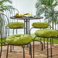 thumbnail image 3 of Summerside Green 15 in. Round Outdoor Bistro Seat Cushion (Set of 4) by Greendale Home Fashions, 3 of 7