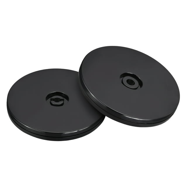Soporte giratorio de 4 pulgadas con base de Lazy Susan de bola de acero, paquete de 2