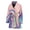 202, variant on Rainbow Holographic Women Bathrobe One Size Univeral Fits, Holographic Fashion Lightweight Plush Fleece Long Robe For Women