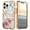 Gold, variant on Dteck for iPhone 15 Pro Max Case with Tempered Glass Screen Protector, Slim Stylish Marble Pattern for Women Girls Full Body Military Grade Rugged Cover for iPhone 15 Pro Max,Rose