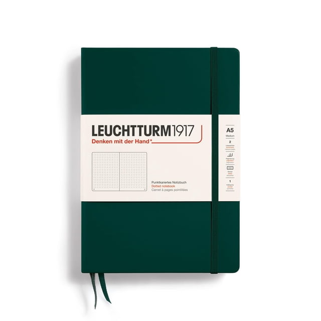 Cuaderno LEUCHTTURM1917, tapa dura, tamaño mediano, A5, 251 páginas