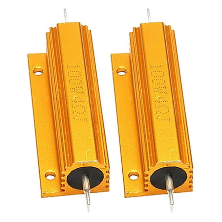 

2X Gold Aluminum Clad Power Resistor Resistance 100W 4 Ohm 4R