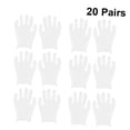 thumbnail image 4 of SKISUNO 20Pair White Cotton Soft Protective for Cleaning and Manual Work, 4 of 8