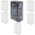 thumbnail image 1 of EVORETRO 5-Pack Display Case Protectors for Small Japanese Booster Boxes – 0.5mm Clear Plastic for TCG Card Storage & Organization, 1 of 5