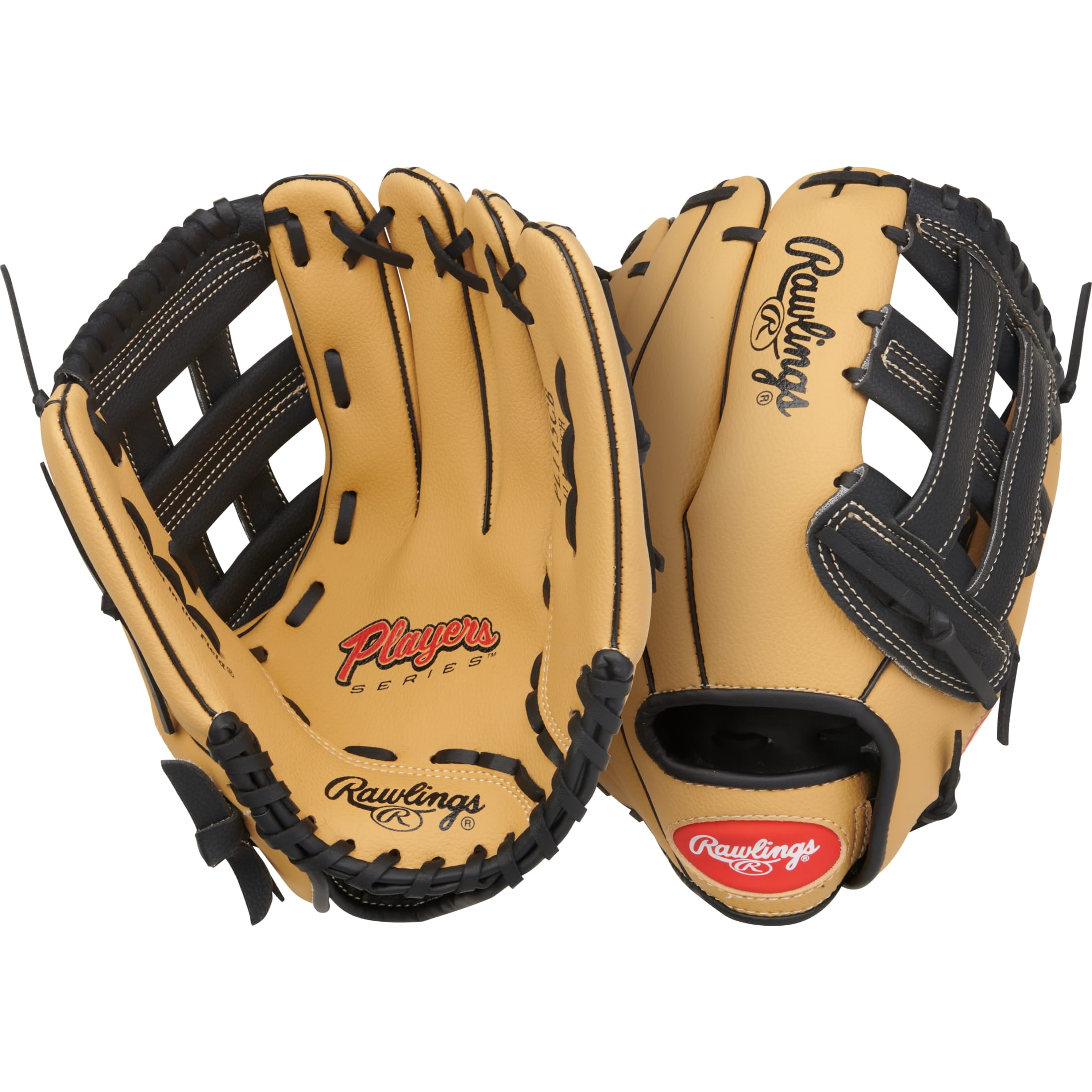 Rawlings Players Series Youth Glove | Camel/Black | 11.5-Inch | Pro-H Web