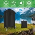 thumbnail image 2 of HLONK Housse de Barbecue pour Barbecue Fumoir Imperméable Rond Dôme Gaz Extérieur Électrique, 2 of 9