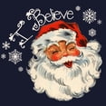 thumbnail image 3 of CafePress - I Believe In Santa Sweatshirt (Dark) - Classic Crew Neck Sweatshirt, 3 of 4