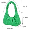 thumbnail image 2 of CYHTWSDJ Sac à Main Hobo Mignon pour Femmes mini Pochette avec Fermeture Éclair, 2 of 5