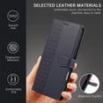 thumbnail image 2 of Allytechgroup for iPhone 16 Plus Wallet Case, Stylish Phone Case with Card Slots RFID Blocking Flip Stand PU Leather Shockproof Convenient Hand Wrist Case Cover for iPhone 16 Plus, Blue, 2 of 9