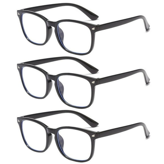 3 Pairs Men Women Unisex Round Frame Blue Light Blocking Reading Glasses Readers  0.75