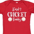 thumbnail image 4 of Inktastic Dad's Cricket Buddy Boys or Girls Baby Bodysuit, 4 of 5
