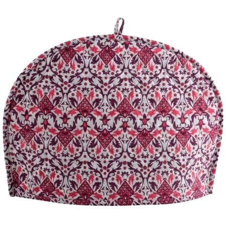 

Tea Cozy for Teapot Kitchen Accessories Purple Tea Cozy Kettle Cover Cover Traditional 100% Cotton Tea Cozy Quilt Floral Warmer Home Decorative Tea Pot Cozy for Keeping Warm (White & Purple) C49