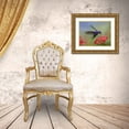 thumbnail image 3 of Fitzharris, Tim 32x26 Gold Ornate Wood Framed with Double Matting Museum Art Print Titled - Violet Sabrewing Hummingbird, 3 of 4