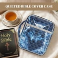 thumbnail image 7 of FOR U DESIGNS Wolf Pattern Bible Case Handbag with Handle Quilted Bible Holder Case Bible Journaling Supplies Bible Carrier Tote Bag for Bible Study/Daily Use, 7 of 7