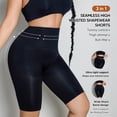 thumbnail image 4 of Athlemo High Waist Shapewear Shorts, Tummy Control & Butt Lifting Mid-Thigh Shaper for Women, 4 of 5
