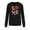 Black, variant on Itsame Valentine's Sweatshirt Womens Long Sleeve T-Shirts Loose Crew Neck Tops Wine Size S