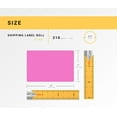 thumbnail image 3 of HOUSELABELS 3" x 2" Pink Large Barcode Labels on 0.75" Core Compatible With Zebra and Rollo Printers, 22 Rolls / 210 Labels per Roll, 3 of 8