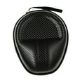 thumbnail image 1 of Estuche de auriculares estuche de viaje con cremallera suave de protección de la bolsa ligera cubierta de auriculares bolsita de almacenamiento dura Negro, 1 of 8