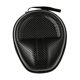 thumbnail image 1 of Estuche de auriculares estuche de viaje con cremallera suave de protección de la bolsa ligera cubierta de auriculares bolsita de almacenamiento dura Negro, 1 of 8