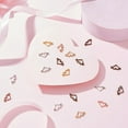 thumbnail image 4 of 150 Pcs Heart Shape Connectors Charms 5 Color Alloy Heart Link Charms with Double Loops Hollow Connector Pendants for DIY Jewelry Bracelets Necklaces Keychain Making 8x14.5mm, 4 of 6