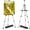 Silver - 2pack, variant on Portable Adjustable Aluminum Artist Easel Stand with Tripod, Height 17" to 66" for Floor or Tabletop Painting Drawing Display