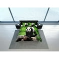 thumbnail image 4 of Panda en la pradera funda nórdica niños, juego de cama completo, rey, reina, dormitorio, 4 of 4