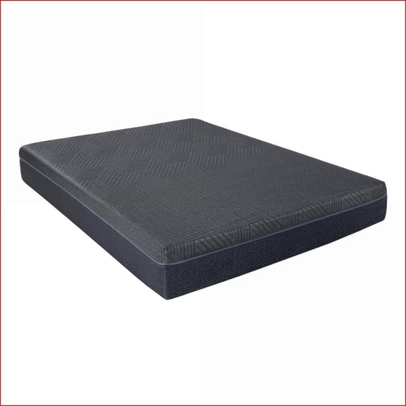 Mattresses Queen Size 11-inch Green Tea Gel-Infused Memory Foam Mattress | Dark Gray | Foam