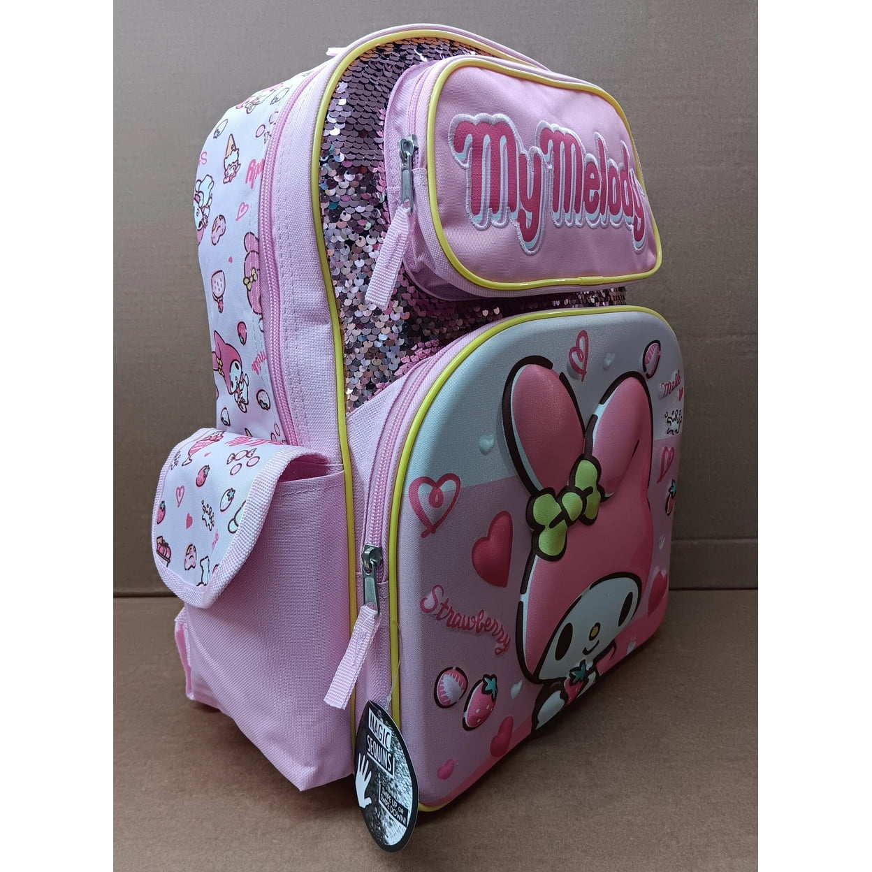 Sanrio My Melody Backpack 16Inches, Lunch Bag Pink - Walmart.com