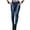 Blue, variant on Rock Style Women's Faux Leather Leggings Gothic Punk Skinny PU Leather Pants Mid Rise Novelty Studded Tight Pants