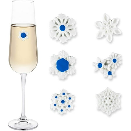 

Snowflake Magentic Wine Charms (Set of 6)