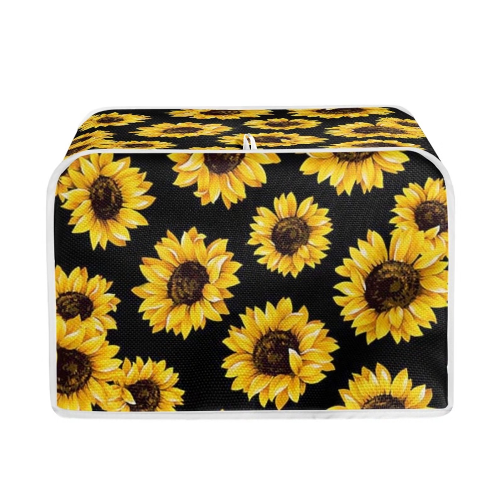 FKELYI Sunflower Print Toaster Cover Foldable Toaster Covers 4 Slice