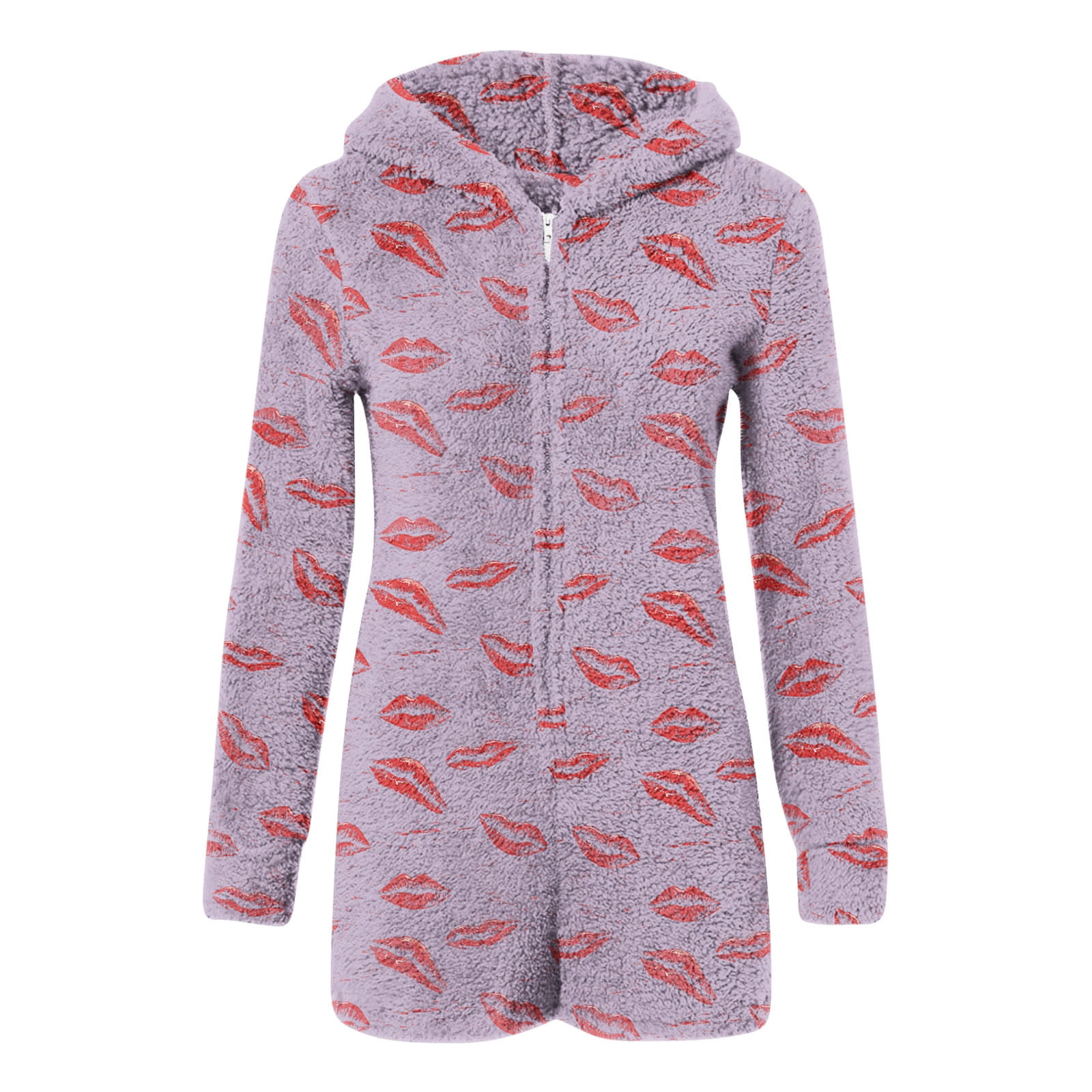 Grenouillère Polaire Bébé Avec Capuche - Tenue Chaude D'hiver - Fermeture éclair Intégrale - Pour Garçon Et Fille 0-24 Mois