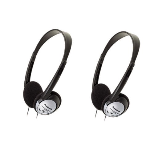 2 Pack Panasonic RP-HT21 Lightweight Headphones with XBS - Walmart.com
