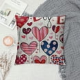 thumbnail image 2 of PHYHOO Valentines Day Pillow Cover Colorful Heart Decoration Holiday Home Decorative Cushion Case for Sofa Couch Decor, 2 of 5